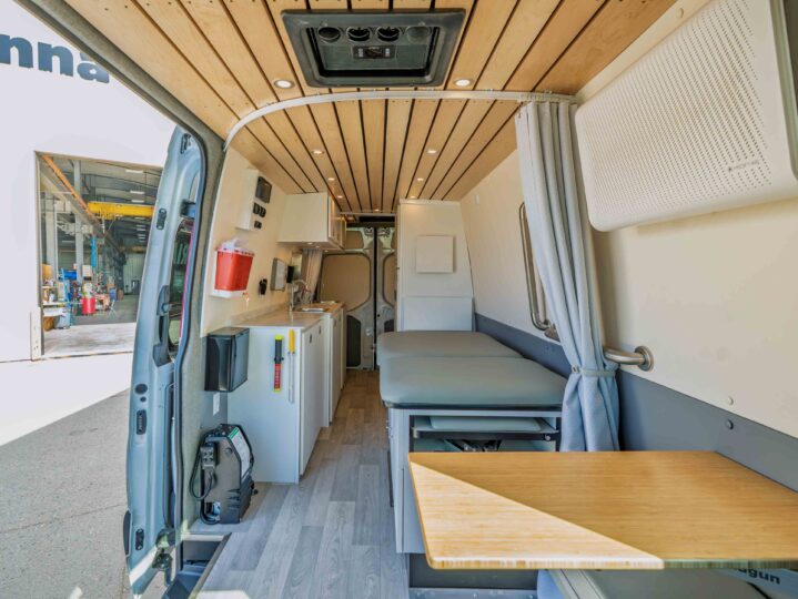 Mobile health clinic medical van